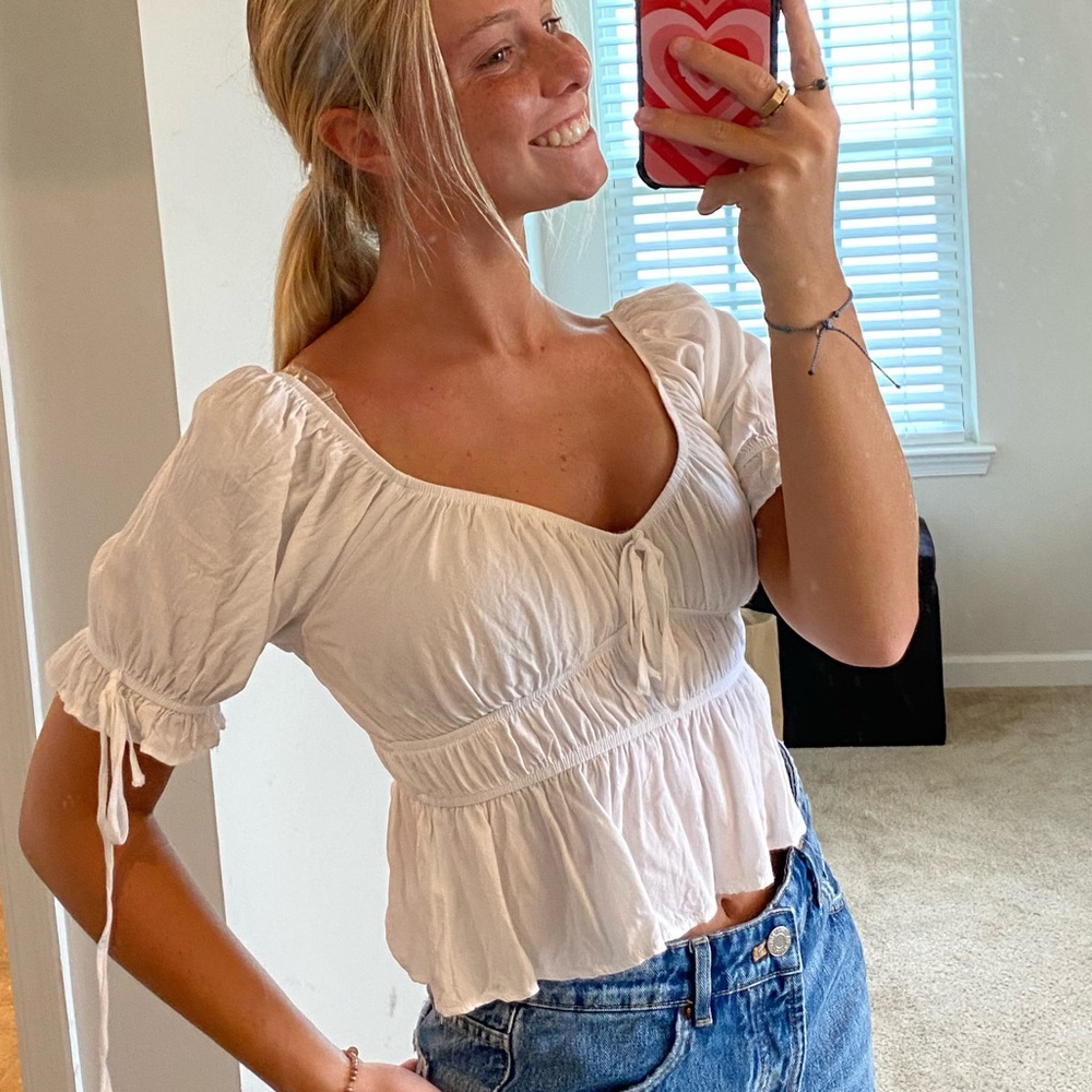 Pretty White Pacsun Top - Picture 3 of 3